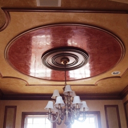 Venetian plaster ceiling