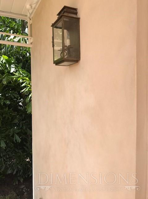 exterior, lime paint