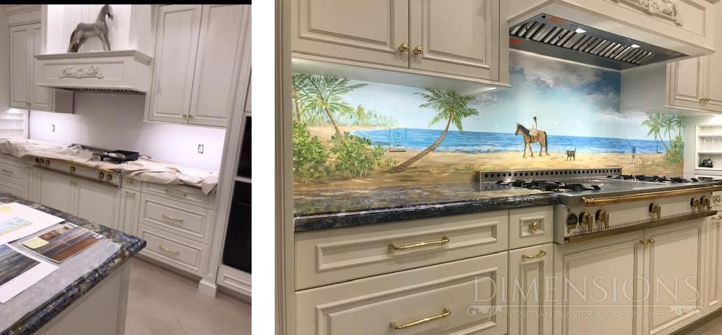 Dimensions Plaster Mural